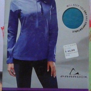 Paradox Waterproof and Breathable Rain Jacket Size Small Teal